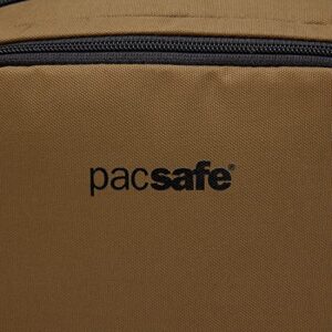 Pacsafe Vibe 100 4 Liter Anti Theft Hip Pack - Fits 7 inch Tablet With Patented, Stainless Steel Mesh Design, Tan