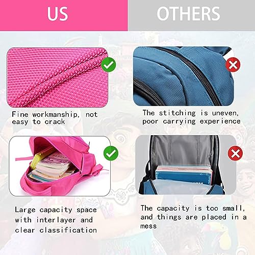 YQSGT New Encanto Backpack， Pink Encanto Backpack Boy Girl Cartoon School Bag Sandwich School Travel Bag