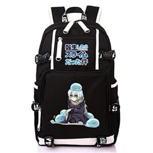 isaikoy anime rimuru tempest backpack shoulder bag bookbag daypack school bag a7