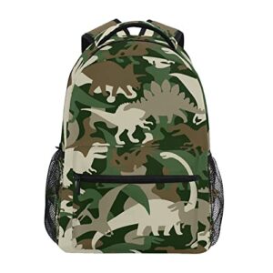 suabo laptop backpack, camouflage dinosaur college students bookbags notebooks backpack travel hiking daypack