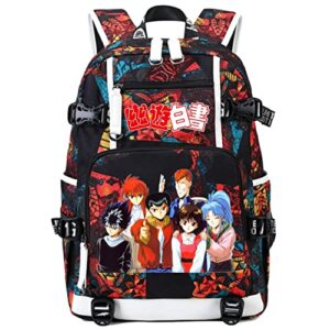 go2cosy anime yu yu hakusho backpack daypack student bag school bag 7