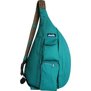 kavu original rope bag sling pack with adjustable rope shoulder strap - niagara falls