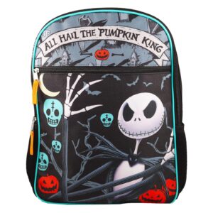 Nightmare Before Christmas School Supplies - 5 Pc Bundle Nightmare Before Christmas Backpack for Boys Girls with Temporary Tattoos, More