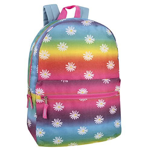 Trail maker 24 Pack of Wholesale 17 Inch Printed Bulk Backpacks For Kids - Boys and Girls Bulk Wholesale Backpacks
