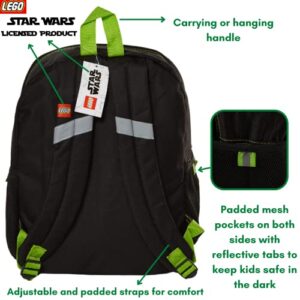 RALME Star Wars Mandalorian Baby Yoda Backpack Set for Kids with School Supplies Bundle