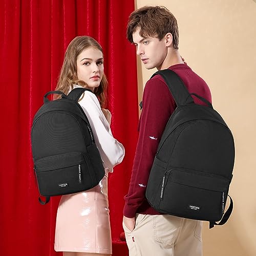 YAMTION Backpack for Men and Women,15.6 inch School College Backpack for Teens,Laptop Backpack Laptop Bookbag with USB Charging port for Business College Travel High School