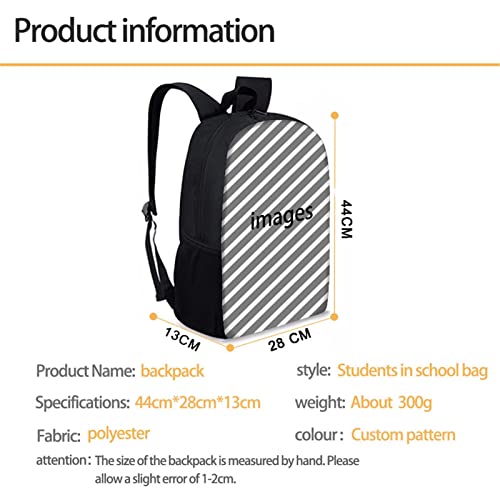 Buybai Cute Corgi Dog Printed School Backpack Kids Teens Girls School Bag Lightweight Bookbag for Boys