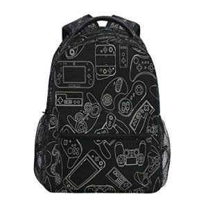 mnsruu gamepad school backpack for kid 5-12 yrs,game controller backpack boy school bag