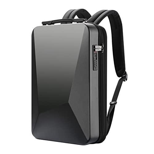 Gaming Laptop Backpack with USB Charging Port TSA Lock for Men,Hard Shell Expandable Business Backpack Fits 17.3 Inch Notebook Computer，black