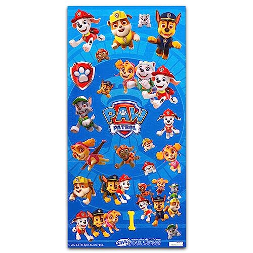 Viacom Paw Patrol Backpack for Kids - School Supplies Bundle with 16" Paw Patrol Backpack Plus Stickers, Water Bottle, Paint Poster, and More (Paw Patrol Travel Bag)