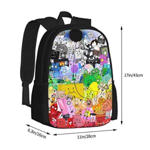 Casual Shoulder Bookbag, Battle for Bfdi Backpack Travel Bag Knapsack