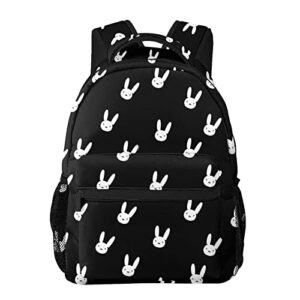 woodyotime bad rabbit bunny laptop backpack student school bag college bookbag office outdoor daypack