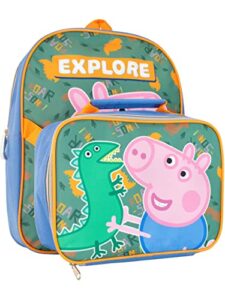 peppa pig kids backpack george pig green