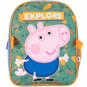 Peppa Pig Kids Backpack George Pig Green