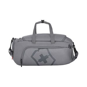 victorinox touring 2.0 2-in-1 travel duffel and backpack in light grey