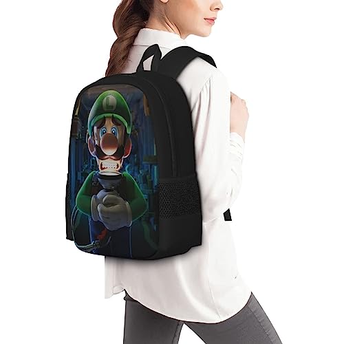 PINttyone Frightened School Bag College Student Backpack Travel Office Satchel Basic Daypack