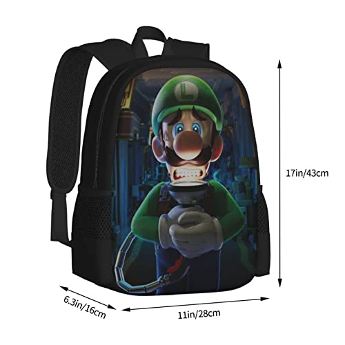 PINttyone Frightened School Bag College Student Backpack Travel Office Satchel Basic Daypack