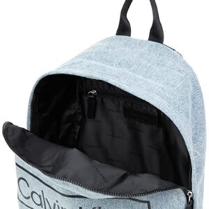Calvin Klein Landon Zip Around Backpack, Denim Combo,One Size