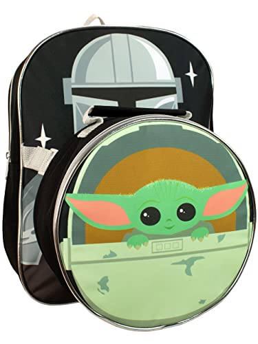 STAR WARS Kids Backpack and Lunchbag Set Mandalorian Multicolored