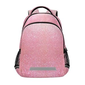 eionryn sparkly pink glitter backpack unicorn galaxy laptop backpacks book bags water resistant daypack durable college shoulder bag sports travel day pack