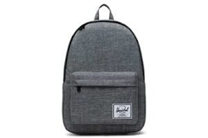 herschel supply co. classic x-large raven crosshatch one size