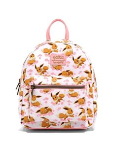 hot topic loungefly pokemon eevee spring flowers mini backpack
