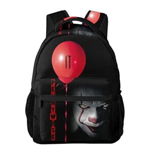 kuellina horror movie lightweight casual unisex backpack, classic large capacity casual travel backpack one size 10779 10779