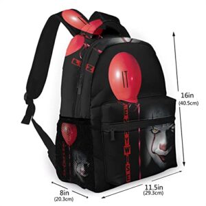 Kuellina Horror Movie Lightweight Casual Unisex Backpack, Classic Large Capacity Casual Travel Backpack One Size 10779 10779