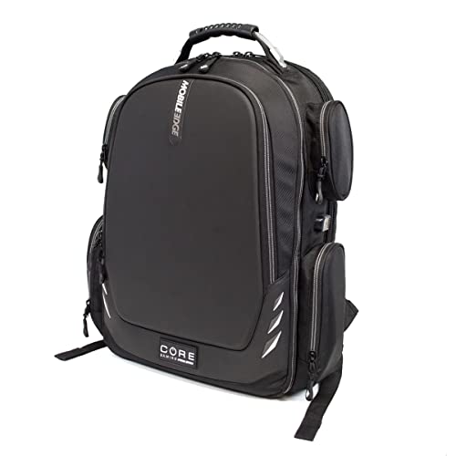 Mobile Edge CORE Special Edition Gaming Laptop Backpack w/Molded Front - 17 to 18 Inch - for Men & Women w/External USB 3.0 Quick-Charge Port - Checkpoint-Friendly