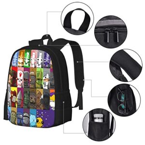 Casual Backpack Castle_Knights_Crashers Unisex High Capacity Shoulders Bag Students Schoolbag Travel Bags