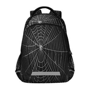 vozoza spider web backpack for girls kids boys school bookbags,student laptop backpack carrying bag casual lightweight travel sports day packs