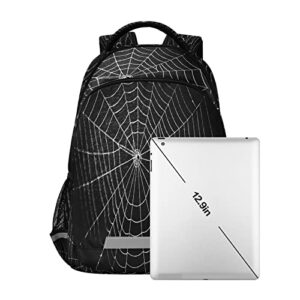 Vozoza Spider Web Backpack for Girls Kids Boys School Bookbags,Student Laptop Backpack Carrying Bag Casual Lightweight Travel Sports Day Packs