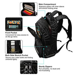 Vozoza Spider Web Backpack for Girls Kids Boys School Bookbags,Student Laptop Backpack Carrying Bag Casual Lightweight Travel Sports Day Packs