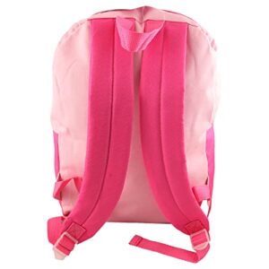 Hello Kitty Backpack for Girls - Hello Kitty School Supplies Bundle with 15" Hello Kitty School Bag Plus Stickers, Pink Water Bottle, and More (Hello Kitty Travel Bag)