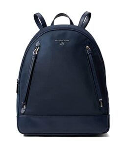 michael kors brooklyn large backpack navy one size