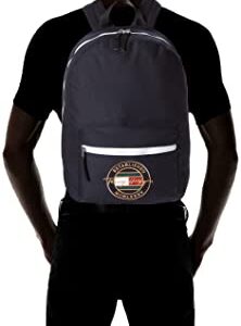 Tommy Hilfiger Men's Signature Crest Backpack, Navy Blazer, One Size