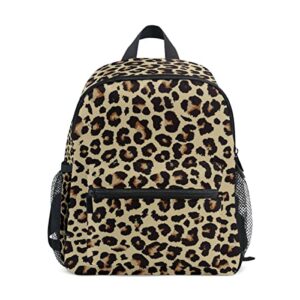 leopard cheetah kids school backpack toddler preschool shoulder bookbag kindergarten elementary school bag for small boys girls
