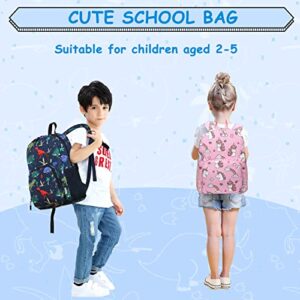 Kids Backpack Boys, ChaseChic Lightweight Dinosaur Toddler Backpack for Daycare/Kindergarten/Preschool with Chest Strap Bottler Holder