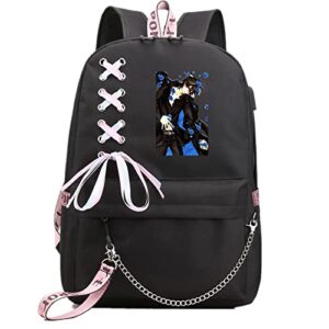 isaikoy anime vampire knight backpack shoulder bag bookbag student school bag daypack satchel 9