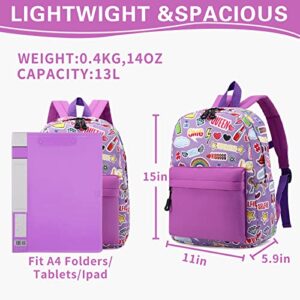 BEFUNIRISE Little Kids Toddler Backpacks for Boys and Girls Preschool Backpack With Chest Strap (Queen)