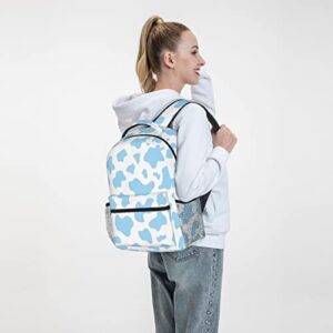 ASYG Cow Printed Backpack Cute Laptop Backpack Tablet Travel Picnic Bag Cute Laptop Bag