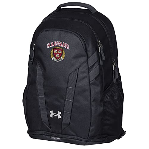 Harvard University Crimson Backpack Bag, Black