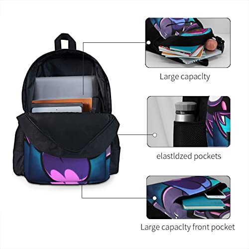 PINttyone Game King Boo Shoulders Backpack School Bag Student Satchel Outdoor Knapsack Rucksack Fashion Daypack