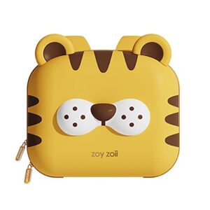 zoy zoii cute toddler backpack, kids backpack preschool backpack mini travel bag for little girls boys ages 3-6-energetic tiger