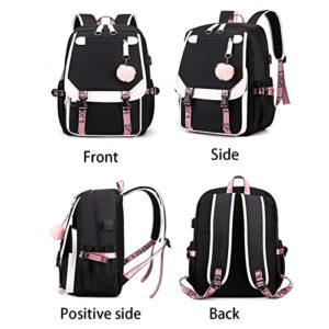 KUJIAPIN Backpack for Boys Girls Middle School Students Bookbag Outdoor Daypack