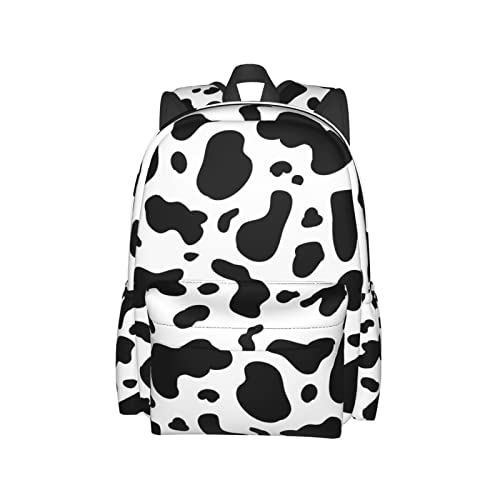 Homokoir Cow Print Backpacks School Laptop Computer Backpack Book Bag Travel Hiking Camping Daypack