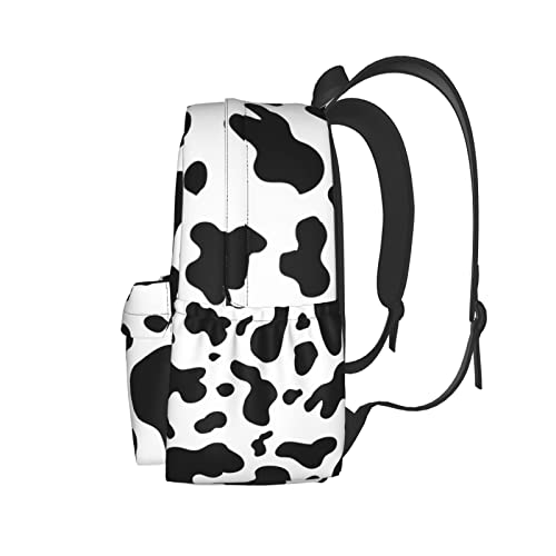 Homokoir Cow Print Backpacks School Laptop Computer Backpack Book Bag Travel Hiking Camping Daypack