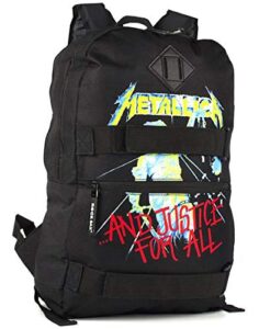 rock sax metallica justice for all skate bag (one size)