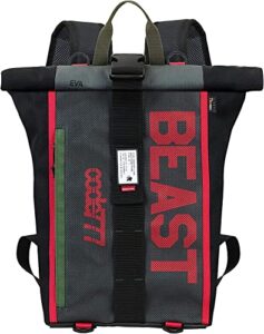 firefirst x radio eva - evangelion roll backpack for men & women water resistant casual daypack