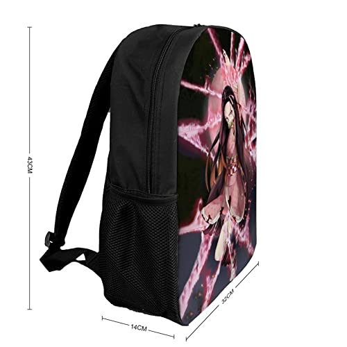 Qtubzad Unisex Anime 3Pcs Backpack Set,Fashion Design17 Backpack with 3D Print Lunch Bag Pencil Case for Boys/Girls